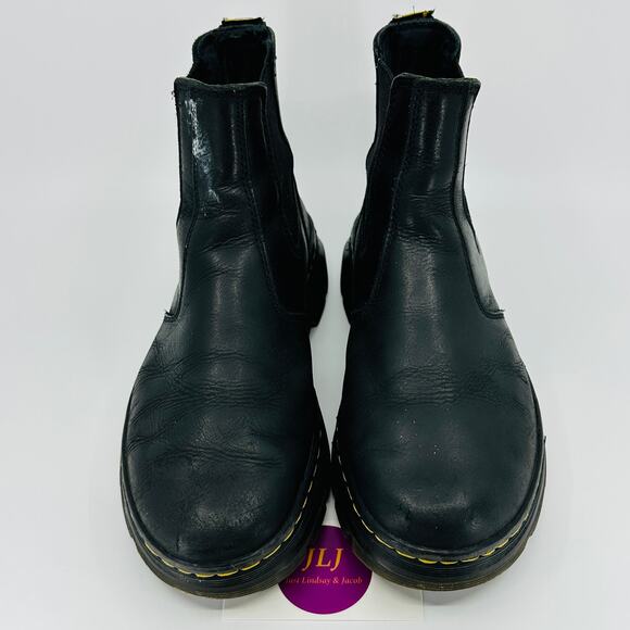 Dr. Martens Women's Embury Distressed Leather Chelsea Boots Size 8 *SEE PHOTOS* - Picture 4 of 12